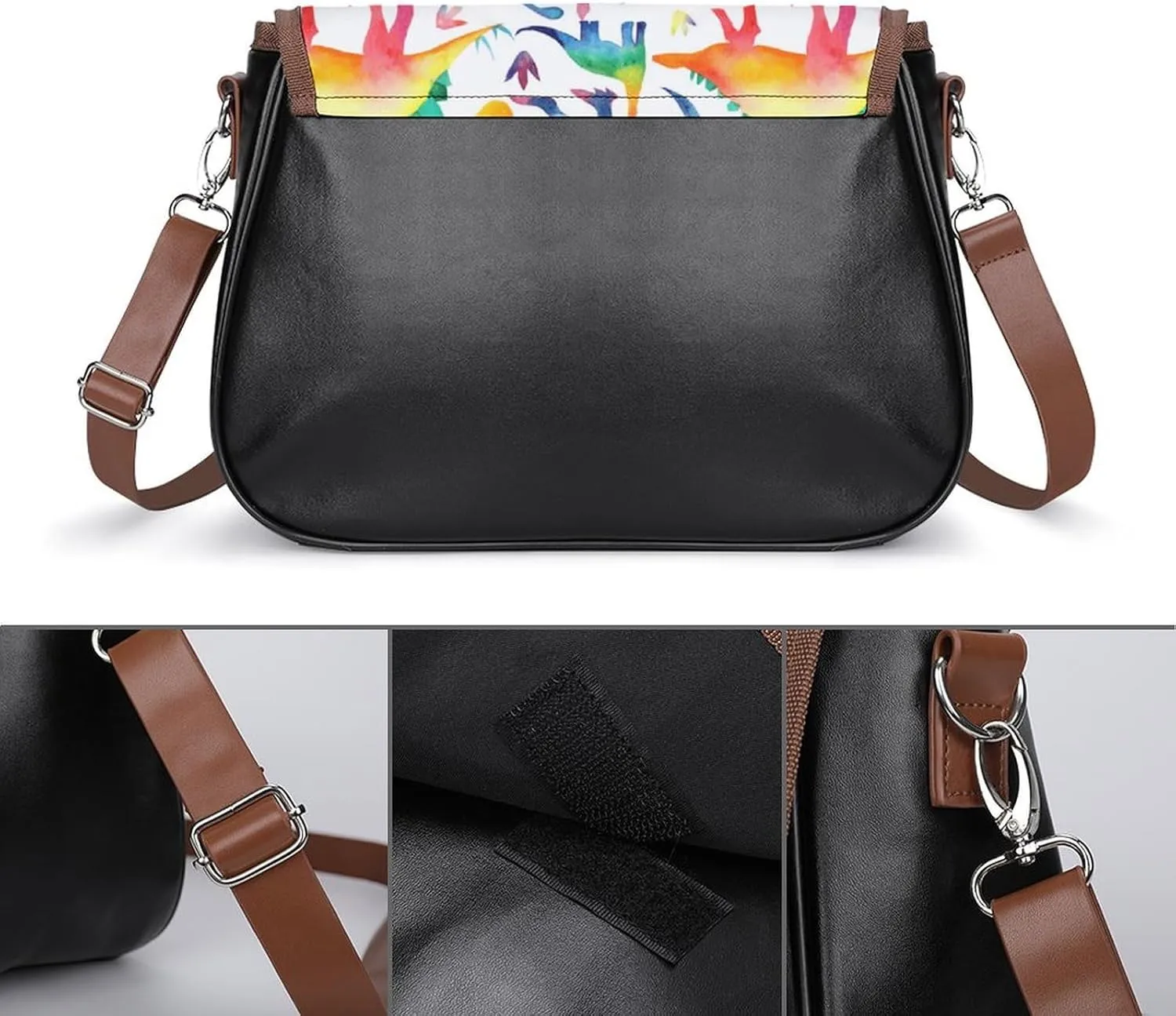 Dachshunds Clothes Dog Fashionable And Exquisite Shoulder Bag, Convenient Leather Crossbody Bag for Going Out