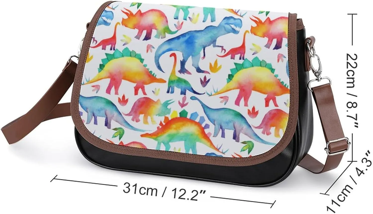 Dachshunds Clothes Dog Fashionable And Exquisite Shoulder Bag, Convenient Leather Crossbody Bag for Going Out