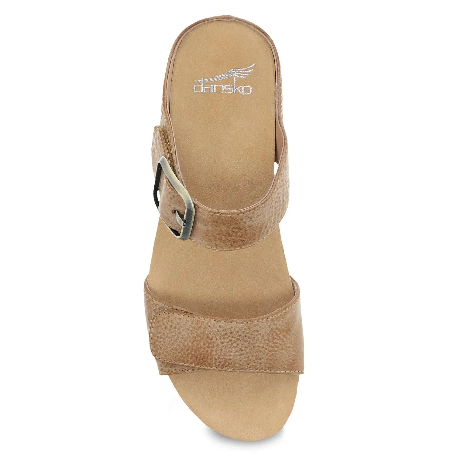 Dansko Tanya Sandal - Tan Milled Burnished