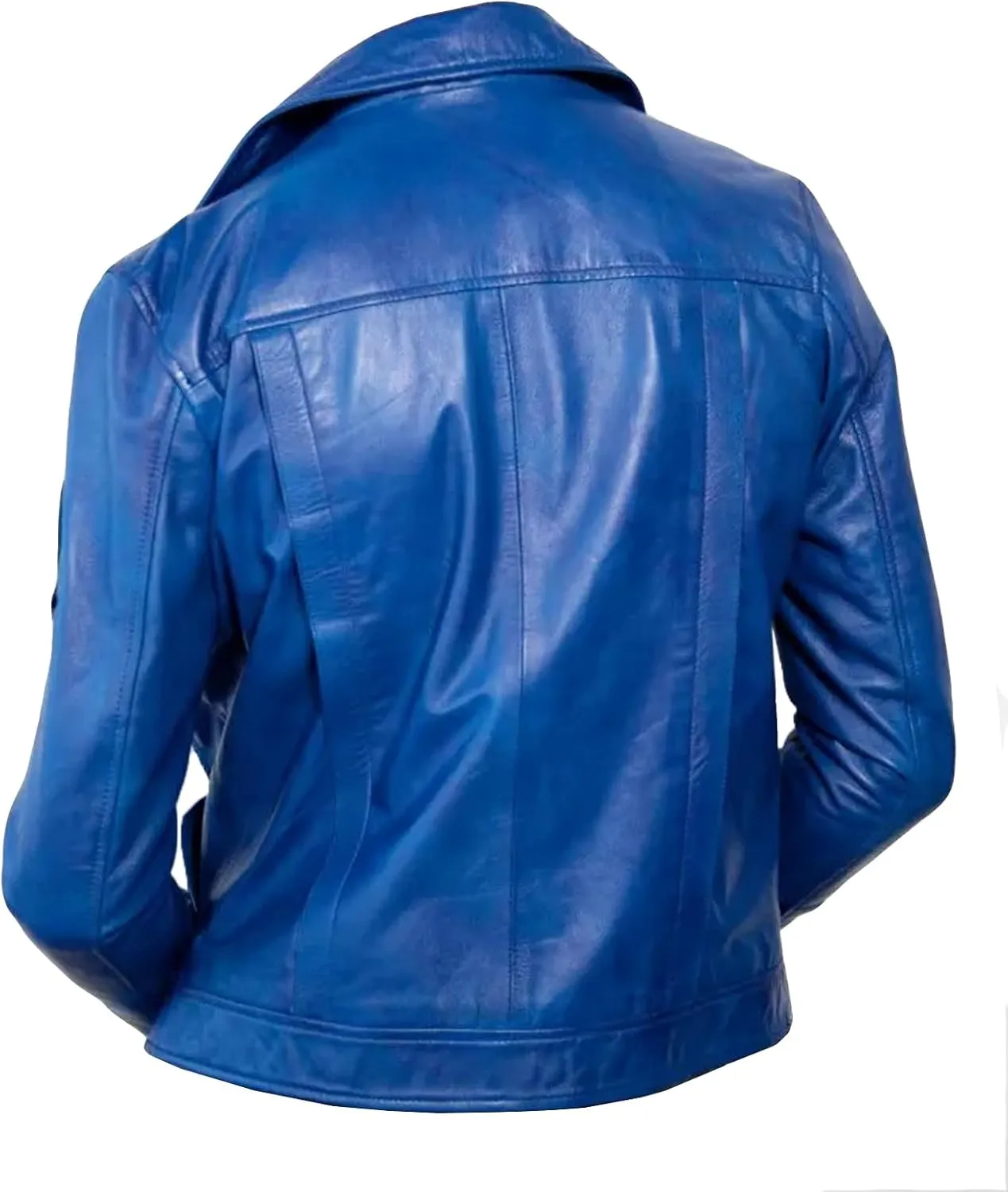 DBZ Future Trunks Capsule Corp Blue Costume Cosplay Leather Jacket