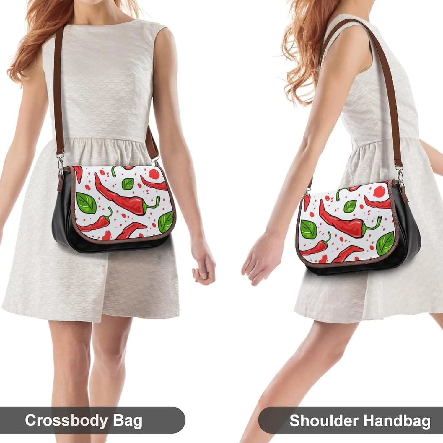 Decorative Beige Stone Leather Shoulder Bag with Detachable Shoulder Strap Versatile for Daily Use