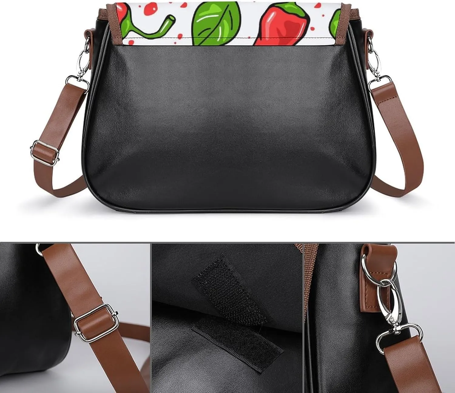 Decorative Beige Stone Leather Shoulder Bag with Detachable Shoulder Strap Versatile for Daily Use
