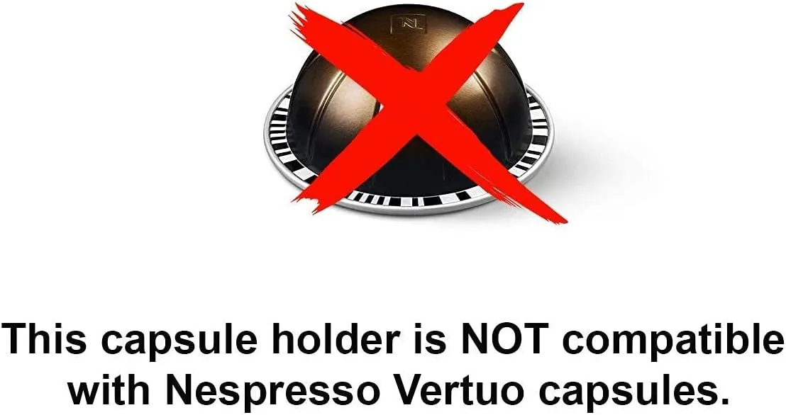 Demi's Home Magnetic Coffee Pod Holder for Nespresso Original Capsules - Suitable to be Mounted on the Fridge (Transparent)