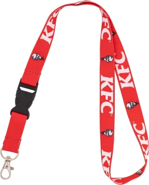 Desert Cactus KFC Lanyard Kentucky Fried Chicken Car Keys ID Badge Holder Keychain Detachable Breakaway Snap Buckle (Lanyard A)