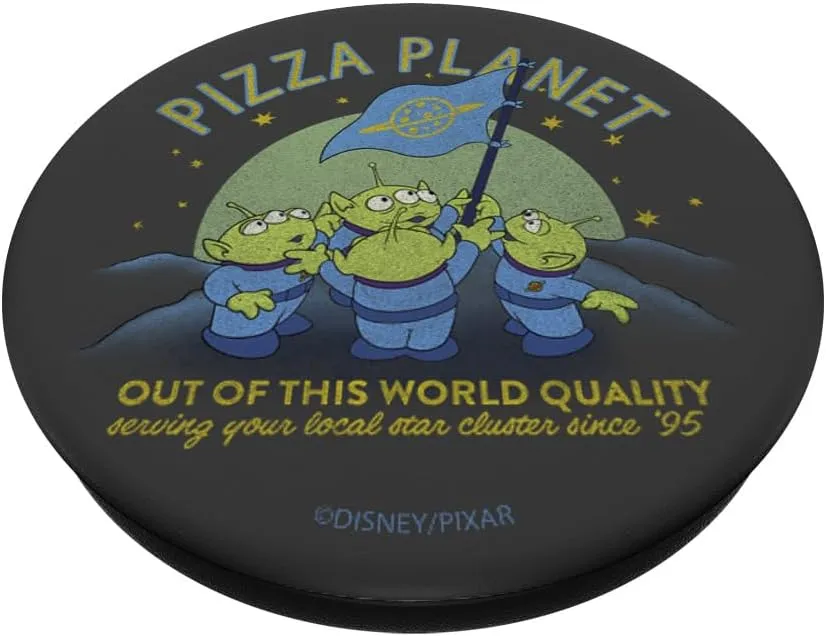 Disney Pixar Toy Story Aliens Pizza Planet Flag PopSockets Standard PopGrip