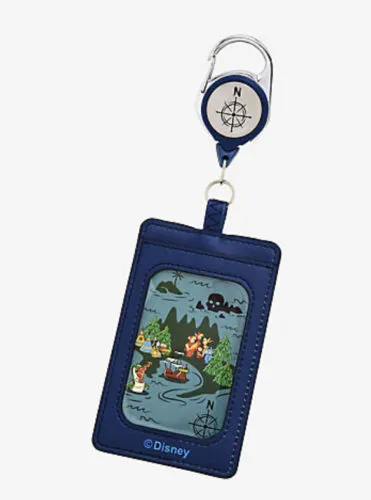 Disney Retractable Lanyard Reel Cardholder Peter Pan Neverland Concept One