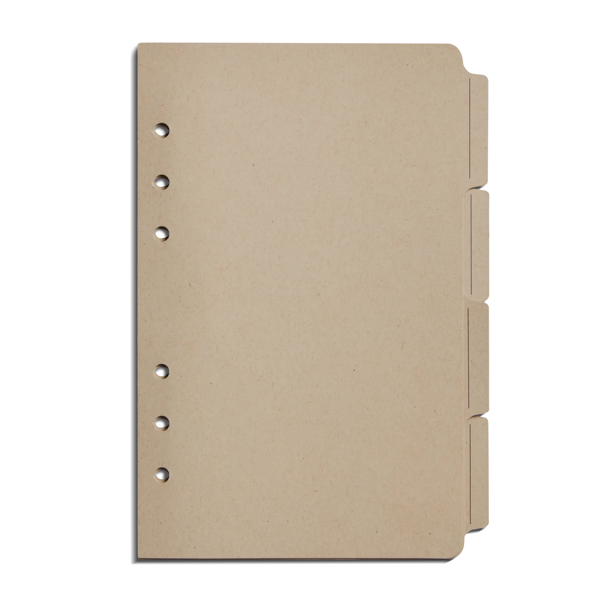 Dividers Agenda Insert - Kraft