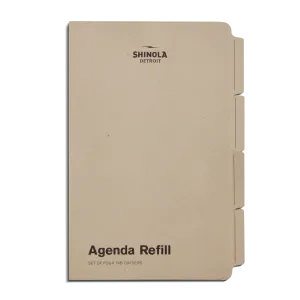 Dividers Agenda Insert - Kraft