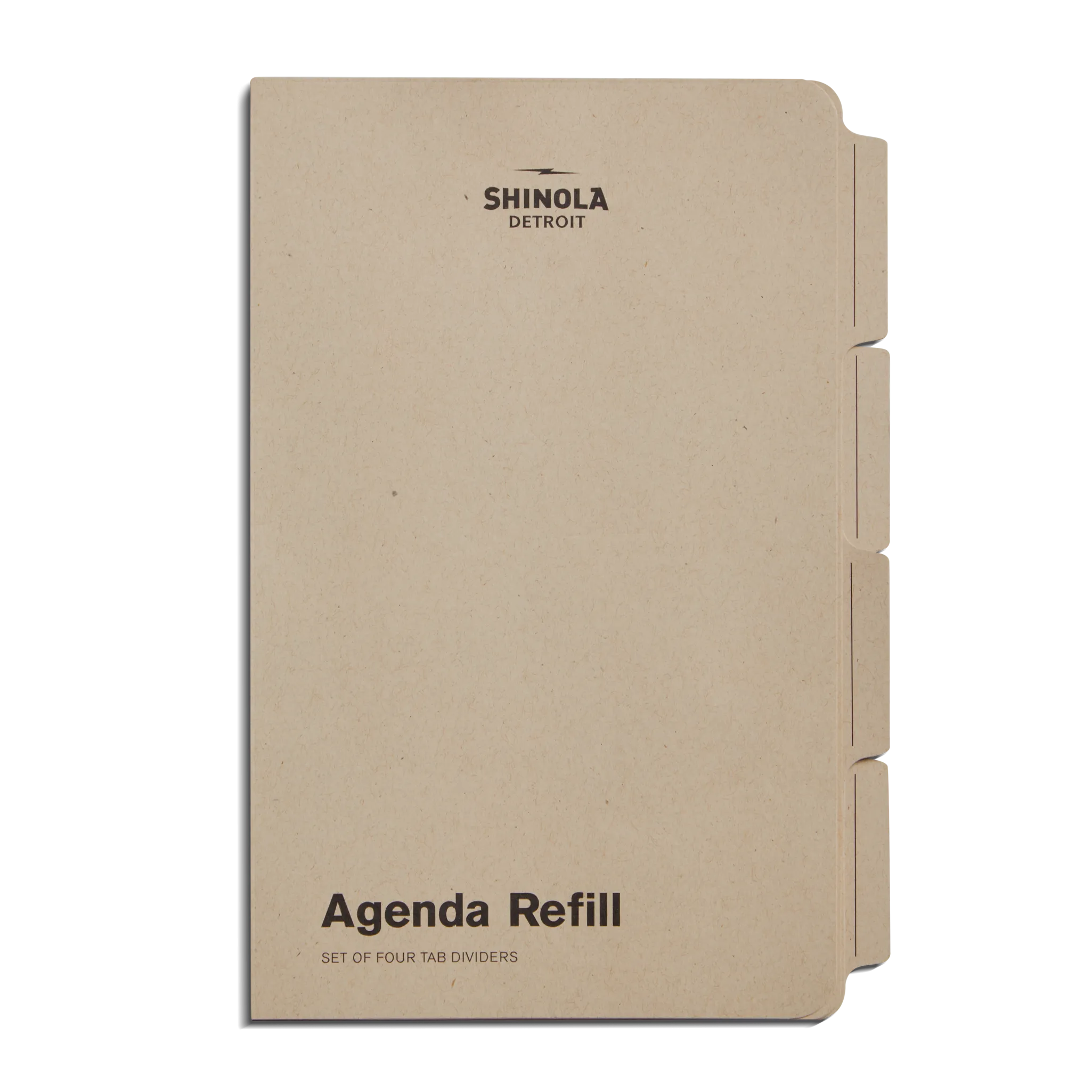 Dividers Agenda Insert - Kraft