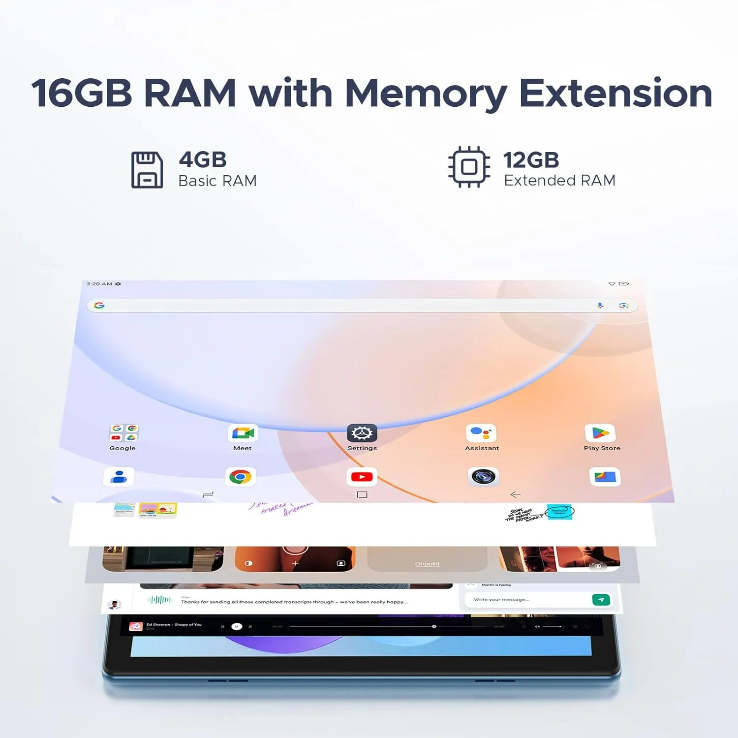DOOGEE U10(2025) 10 inch Tablet with Keyboard, Android 15 Tablet 16GB 128GB/2TB Expand, 2.0GHz Quad Core Gaming Tablets,5060mAh,1280x800 IPS HD Touchscreen,WiFi 6,Dual Camera,BT5.0,Widevine L1,Blue