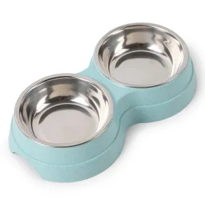 Double Stainless Steel Pet Bowl Stand