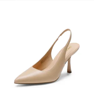 DREAM PAIRS Women's Heels Slingback Stiletto Pumps Shoes Pointed Closed Toe Kitten Heels Dress Bridal Elegant Wedding Sexy Party