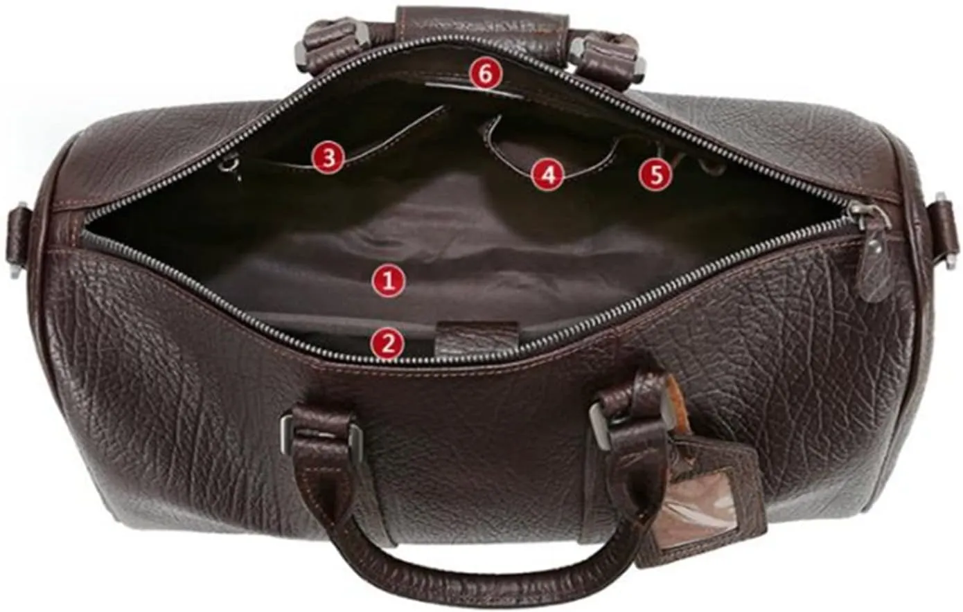 Duffle Bag Leather Travel Bag Travel Gym Sports Weekend Bag for Travel, Workout