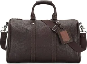 Duffle Bag Leather Travel Bag Travel Gym Sports Weekend Bag for Travel, Workout
