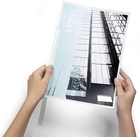 Durable Spine Bar A4 6 mm Transparent Pack of 100 Pieces