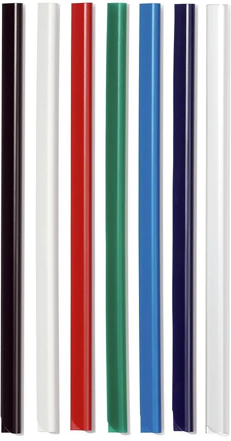 Durable Spine Bar A4 6 mm Transparent Pack of 100 Pieces