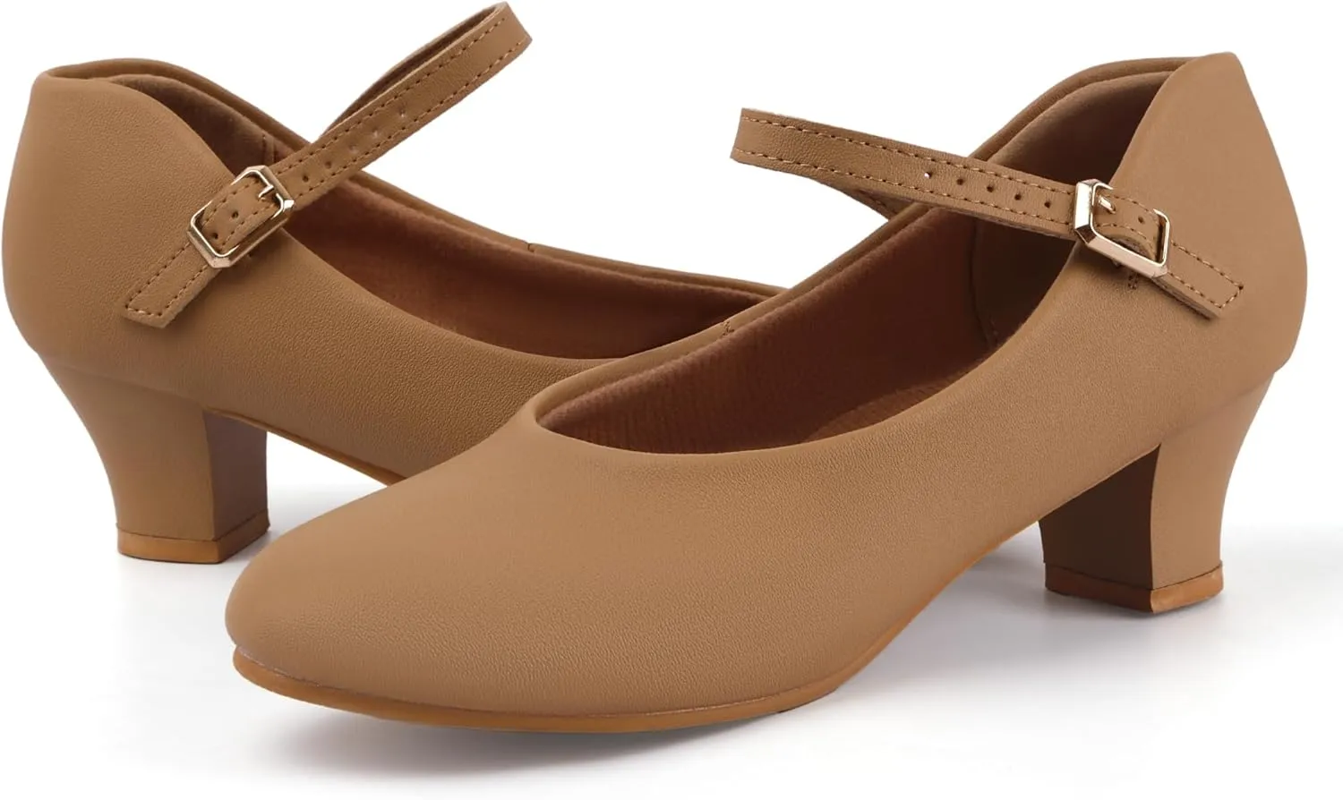 Dynadans Women's Character Shoe Ankle Strap 1.5'' Latin Dance Shoes