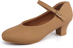 Dynadans Women's Character Shoe Ankle Strap 1.5'' Latin Dance Shoes
