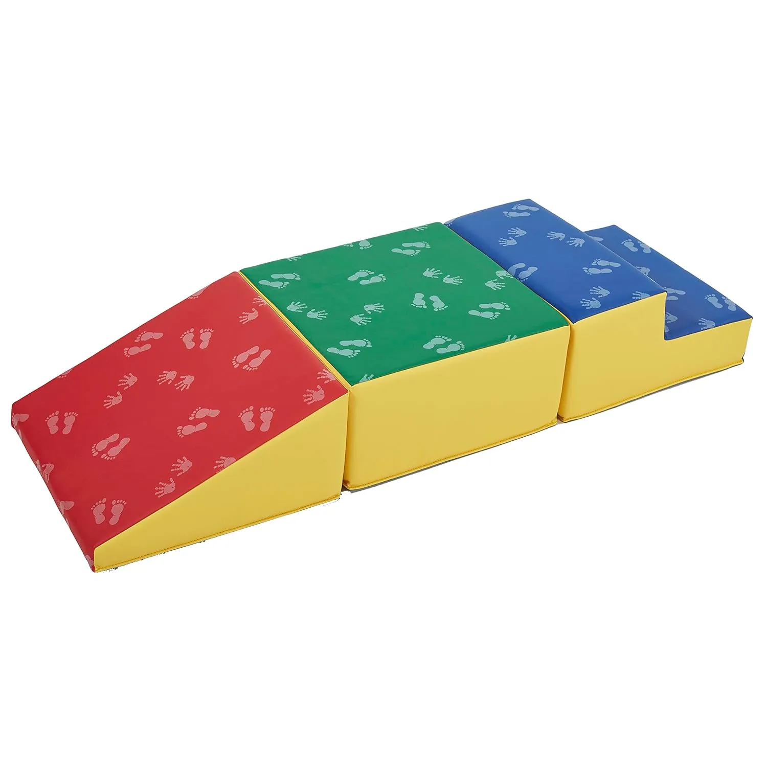 ECR4Kids SoftZone Junior Little Me Climb Crawl and Slide, Beginner Playset, Assorted, 3-Piece