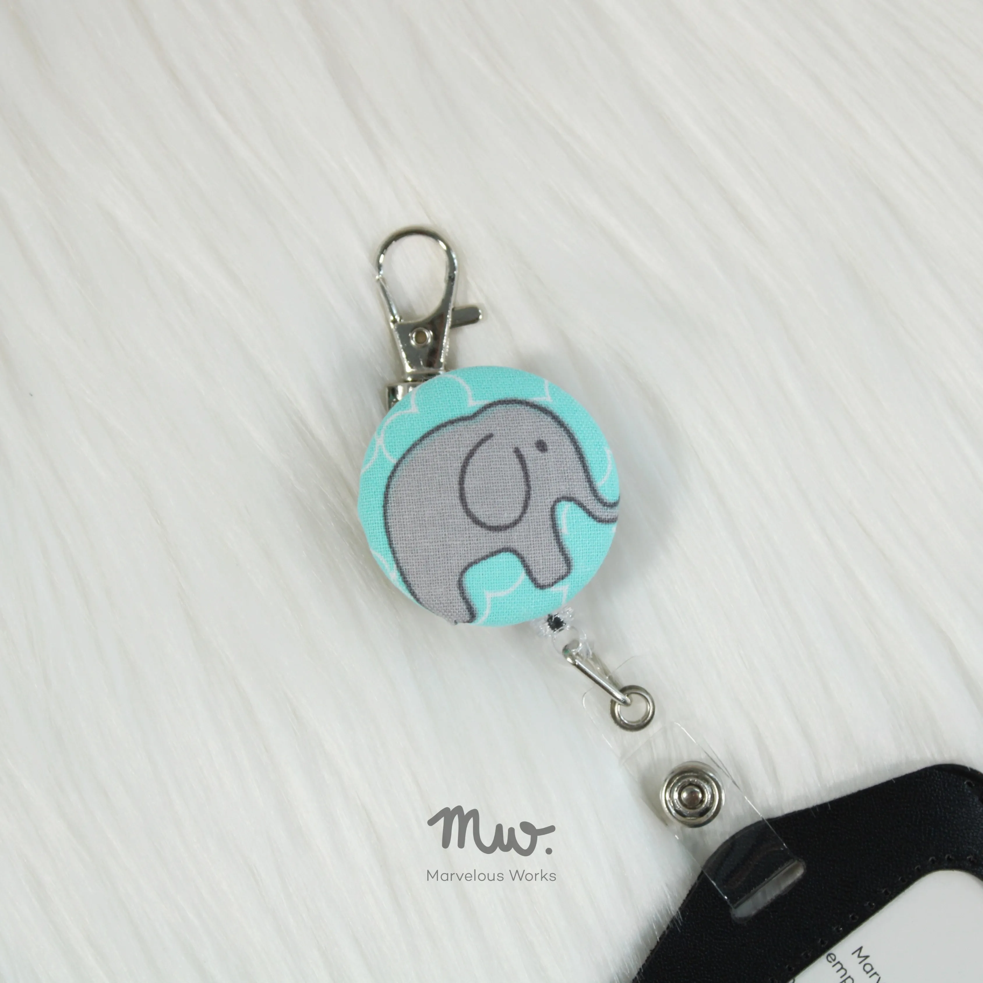 Elephant Badge Reel Only