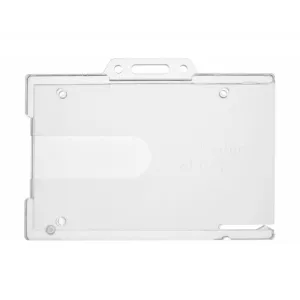 Enclosed Badge Buddy ID Card Holders - Landscape (Pack of 100)