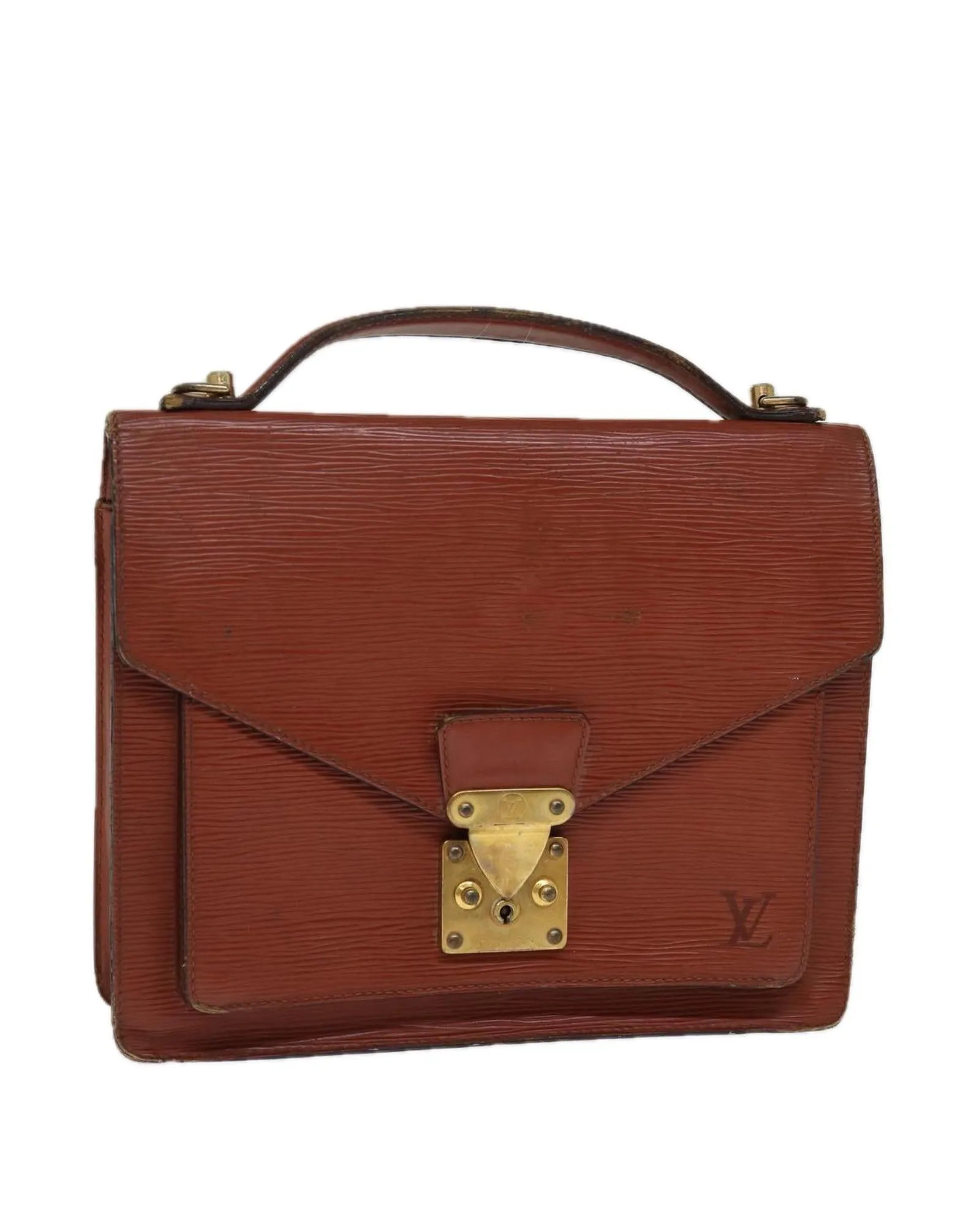 Epi Leather Portfolio Handbag