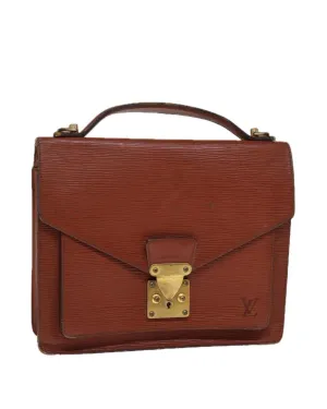 Epi Leather Portfolio Handbag