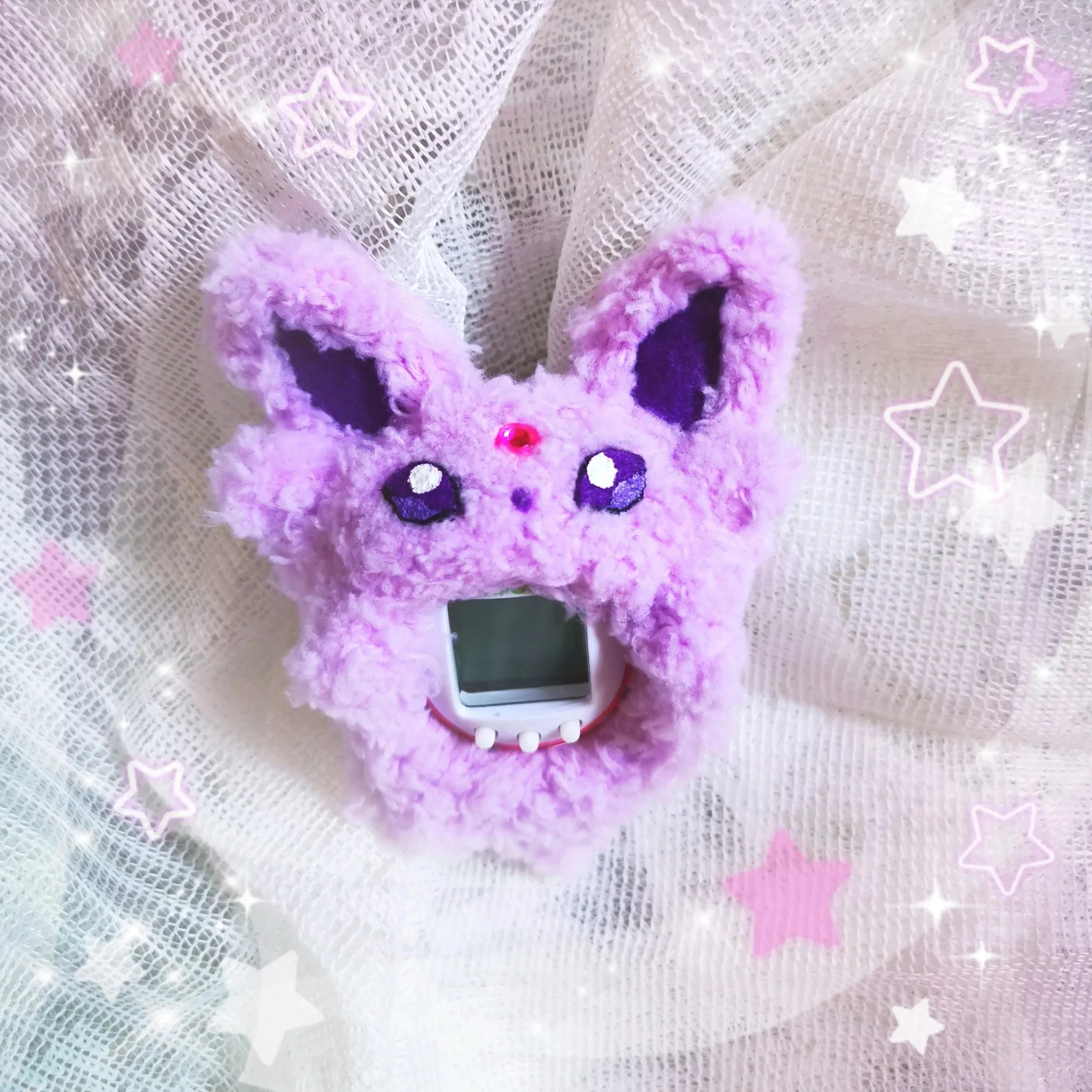 Espeon Fuzzy Tamagotchi Cover