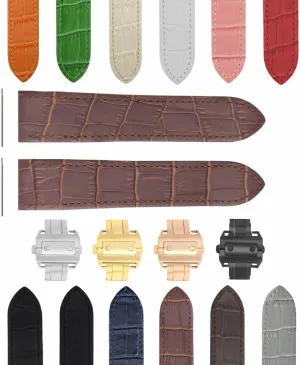 Ewatchparts Custom Watch Band Strap End Link Real Gold 18K Stainless Steel Compatible With Rolex Submariner Daytona GMT II