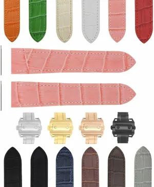 Ewatchparts Custom Watch Band Strap End Link Real Gold 18K Stainless Steel Compatible With Rolex Submariner Daytona GMT II