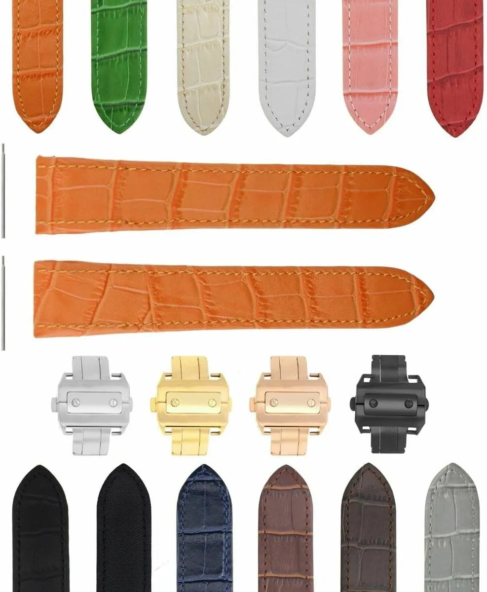 Ewatchparts Custom Watch Band Strap End Link Real Gold 18K Stainless Steel Compatible With Rolex Submariner Daytona GMT II
