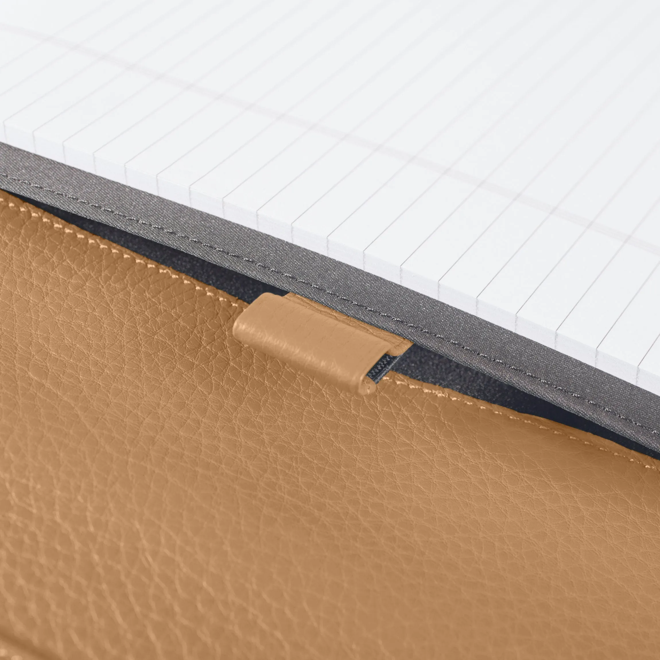 Executive Zippered Portfolio Camel