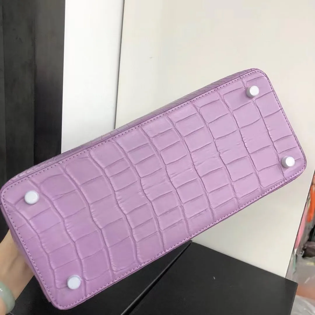 Exotic Genuine Crocodile Skin Women Handbag Authentic Alligator Leather Lady Large Shoulder Bag Female Work Purse