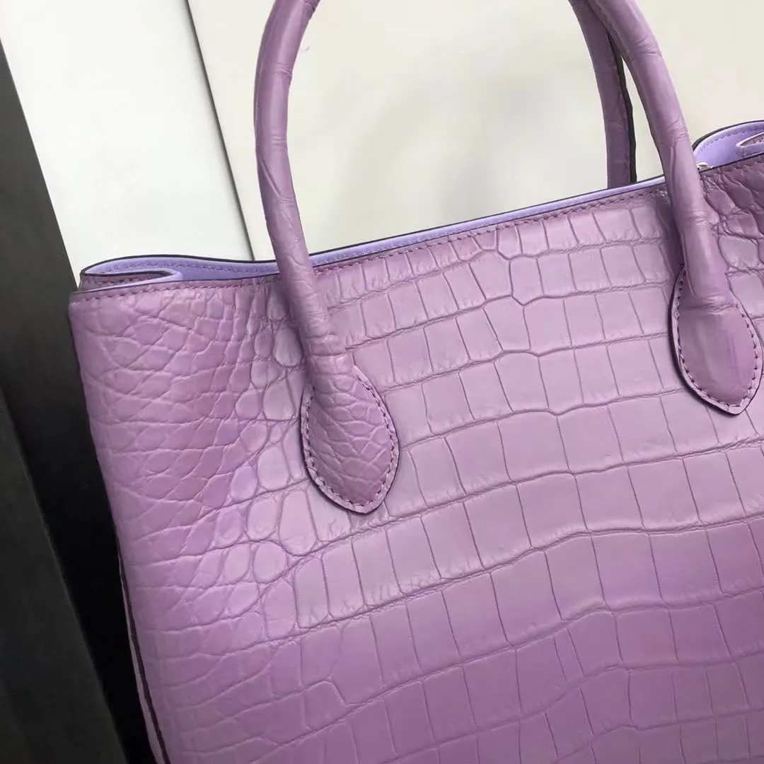 Exotic Genuine Crocodile Skin Women Handbag Authentic Alligator Leather Lady Large Shoulder Bag Female Work Purse