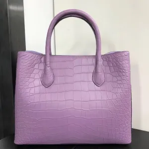 Exotic Genuine Crocodile Skin Women Handbag Authentic Alligator Leather Lady Large Shoulder Bag Female Work Purse