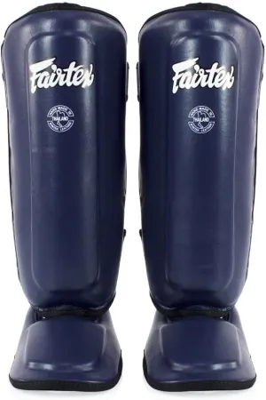 Fairtex SPK9 Youth Shin Guards PU Leather, Multi-Layered Foam Padding | Perfect for Muay Thai, Kickboxing, and Martial Arts. Ergonomic Fit with Hook and Loop Straps