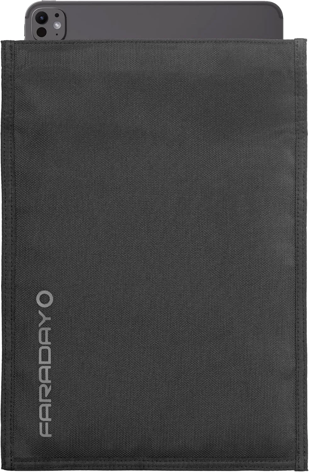 Faraday Bag Jacket Pro for Tablets | Magnetic Closure, Shielding - Law Enforcement & Military, Travel & Data Security, Privacy, Anti-Tracking Anti-Hacking Black (Tablet)