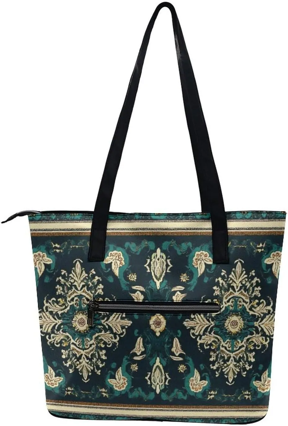 Fashion Leather Tote Bag Travel Work Daily Essentials Handbag Unisex Handbag