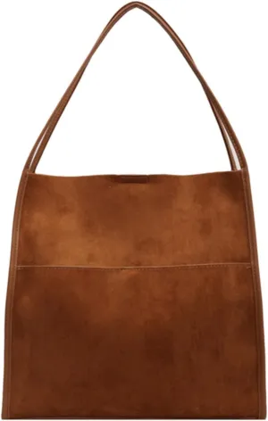 Faux Suede Hobo Bags for Women Vegan Leather Handbag Soft Bucket Shoulder Tote Purse Fashion Designer Bag