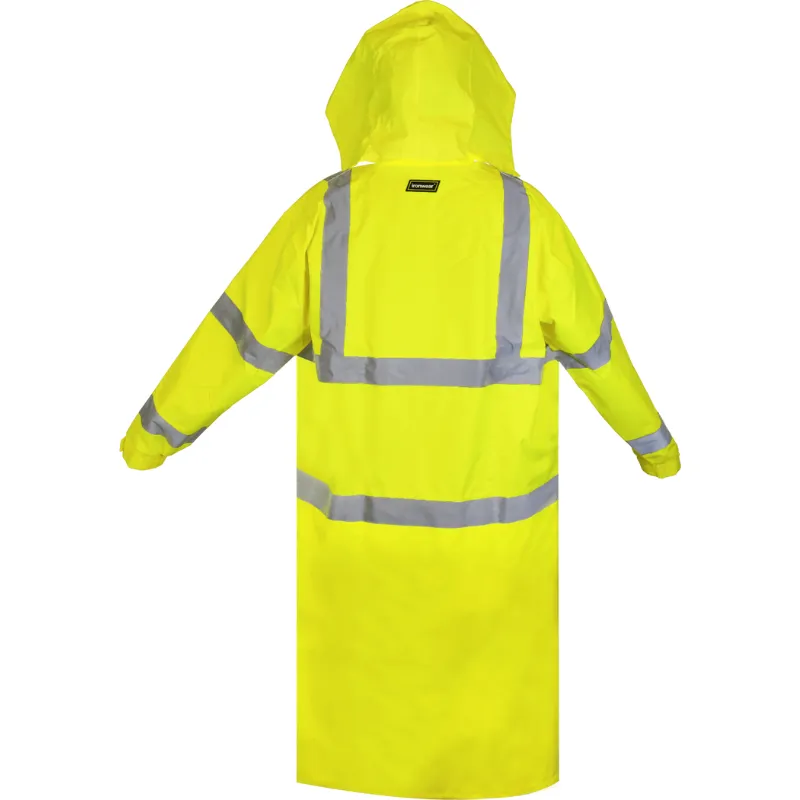 Flame Retardant Class 3 Rain Jacket with Hood
