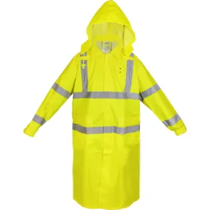 Flame Retardant Class 3 Rain Jacket with Hood