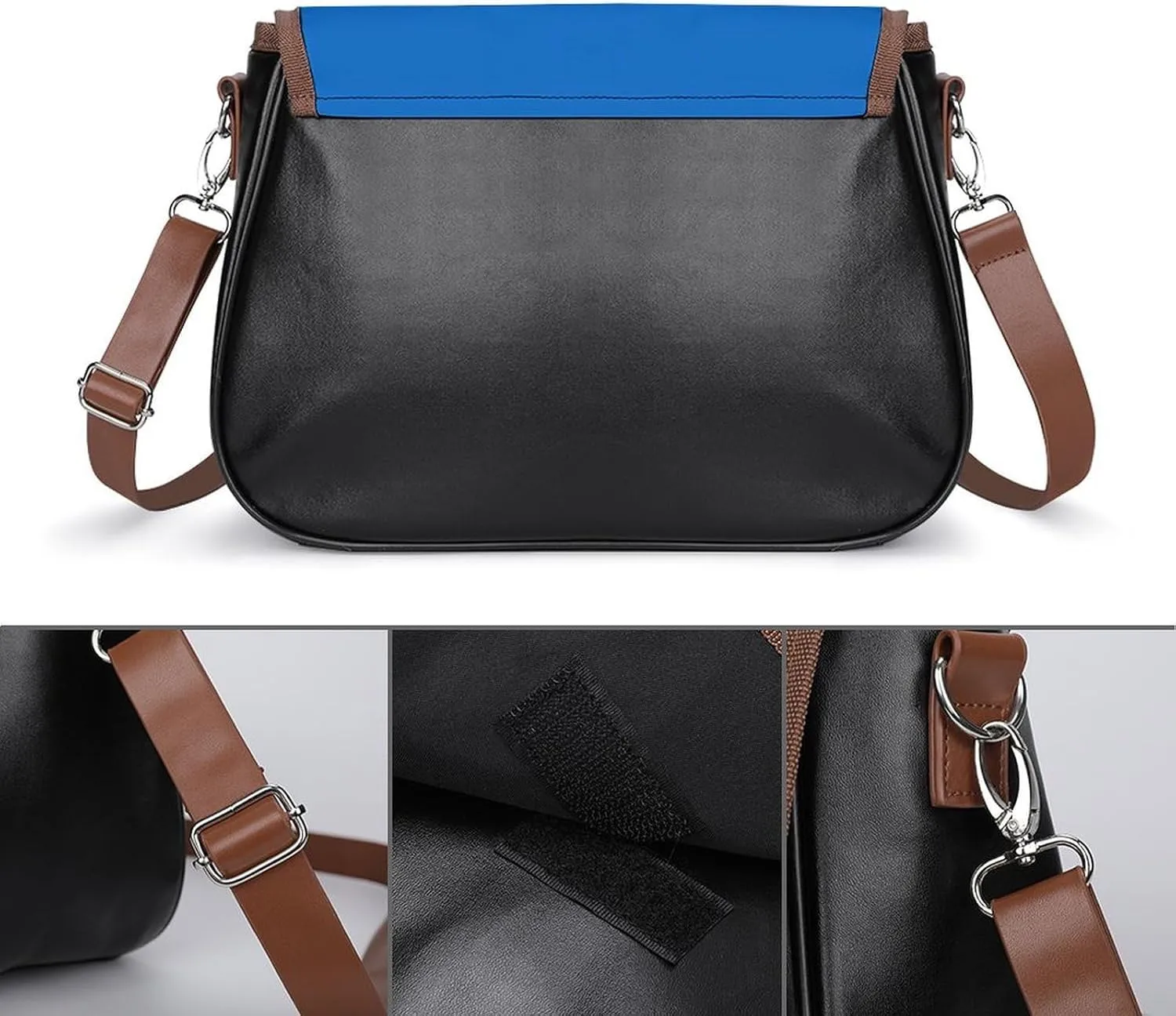 Floral Bird Tropical Paradise Hawaii Fashionable And Exquisite Shoulder Bag, Convenient Leather Crossbody Bag for Going Out