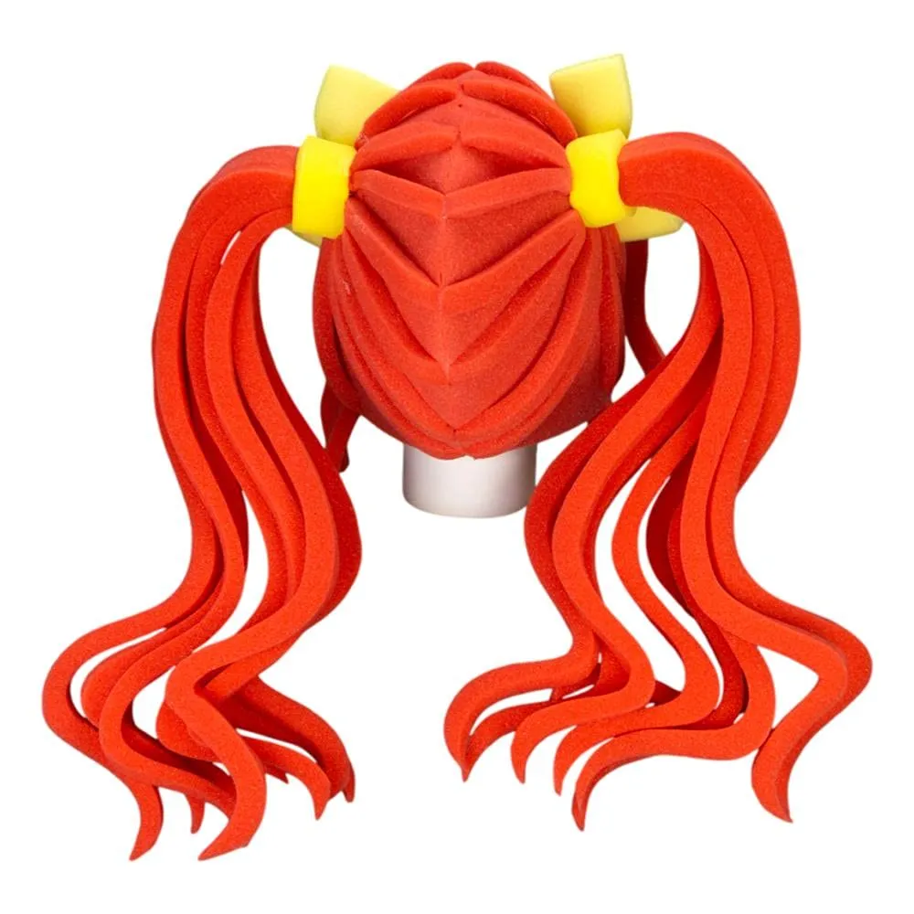 FOAM PARTY HATS: Double Ponytail Wig - Comics Cosplay - Cosplay Wigs - Fun Wig - Costume Wig - Blonde Wig - Crazy Hat Day