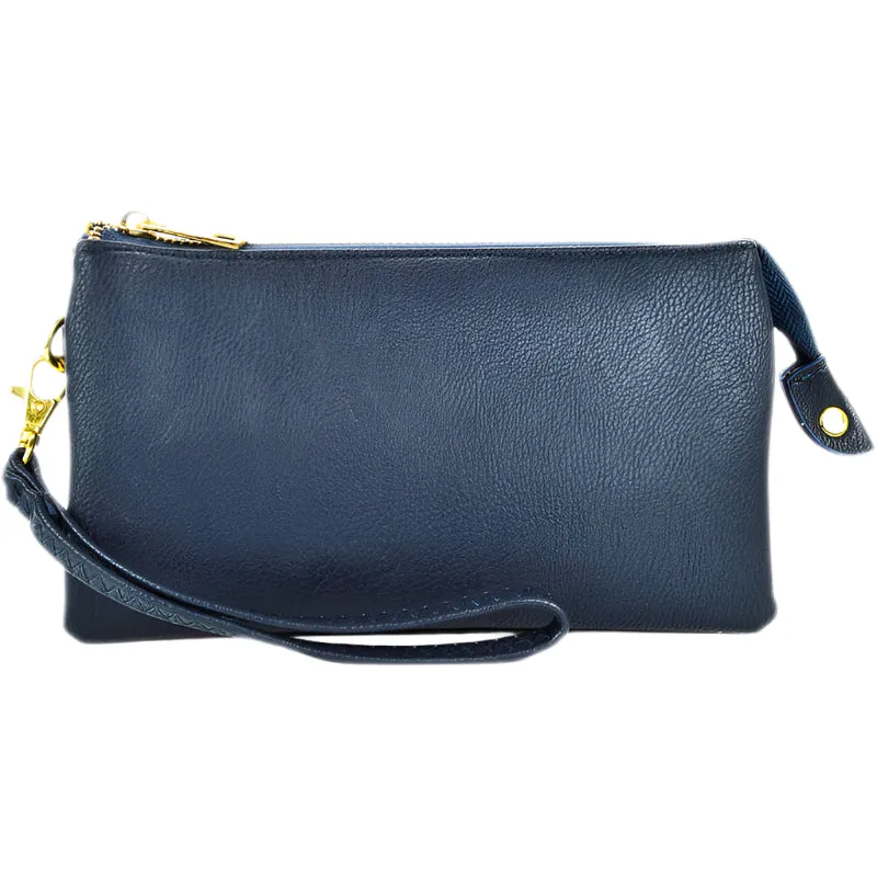 Folded Clutch with Zipper