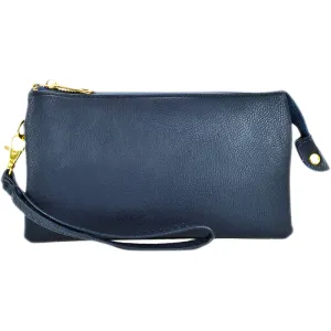 Folded Clutch with Zipper
