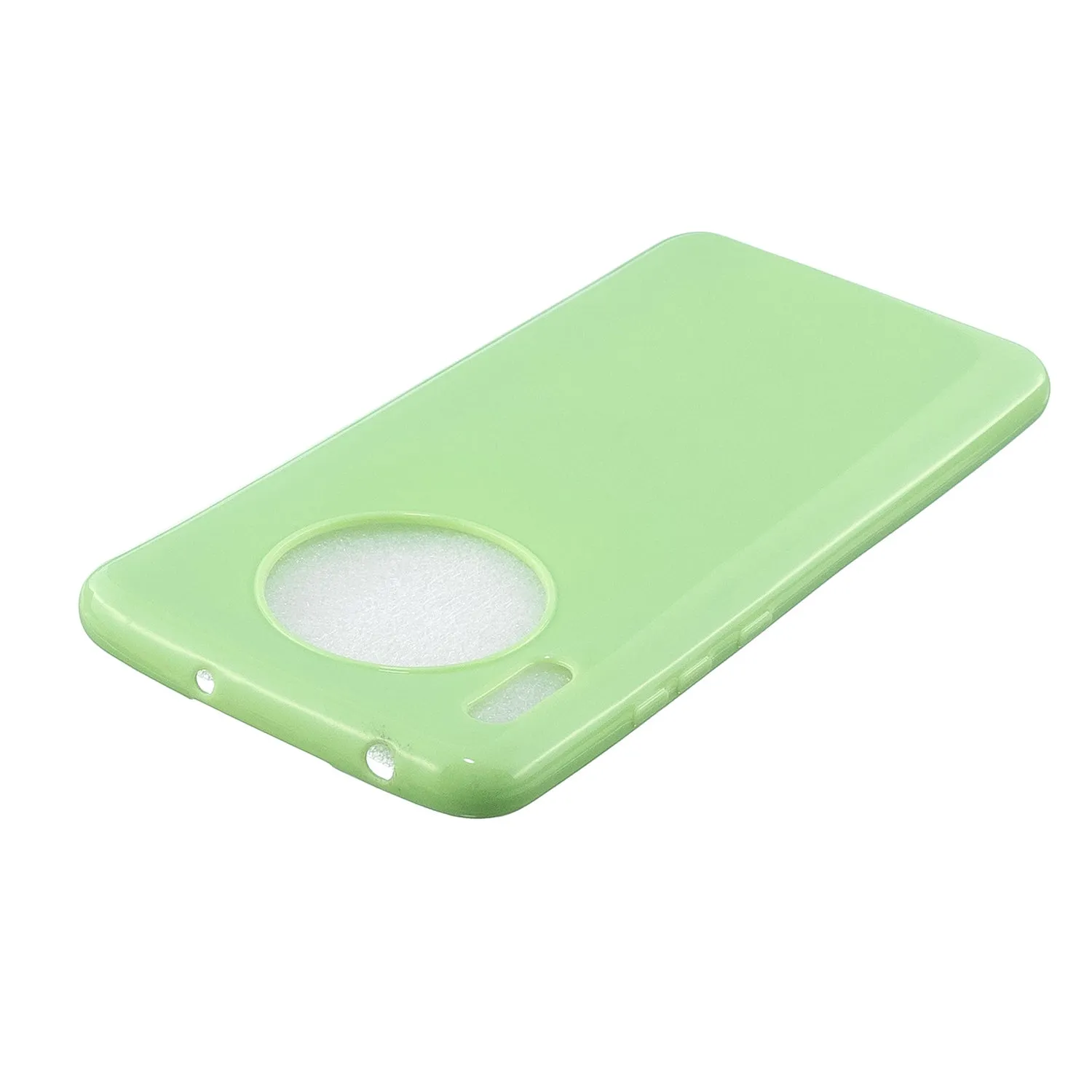 For HUAWEI Mate 30/30 Lite/30 Pro Cellphone Case Simple Profile Soft TPU Shock-Absorption Phone Cover Fluorescent green