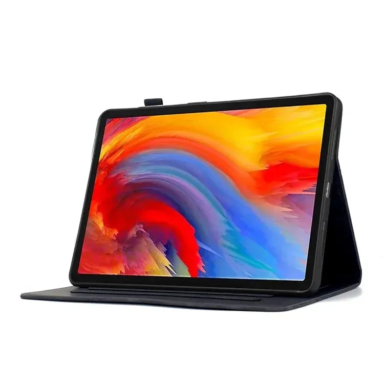 For Lenovo Tab M11 / Xiaoxin Pad 11 2024 Case Flower Bird Imprinted Card Holder Leather Tablet Cover
