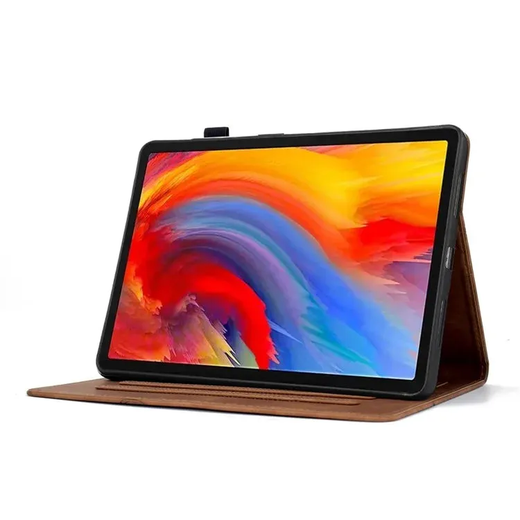 For Lenovo Tab M11 / Xiaoxin Pad 11 2024 Case Flower Bird Imprinted Card Holder Leather Tablet Cover