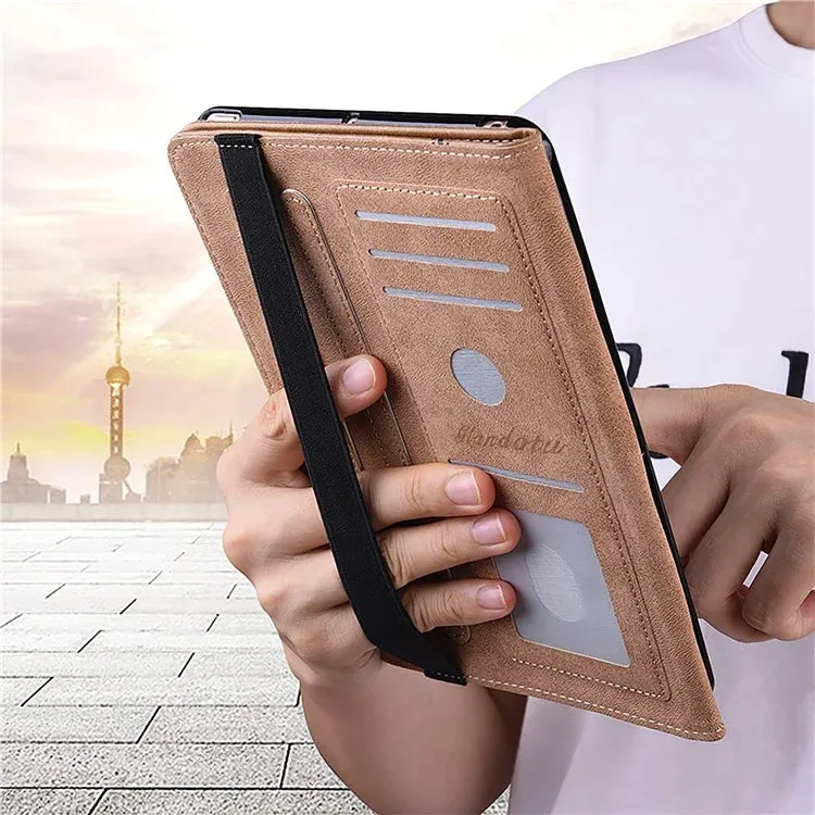 For Lenovo Tab Plus Case Pattern Printed Leather Tablet Cover with Card Slot