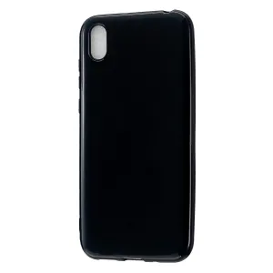 For Redmi 7/7A/Note 7/Note 7 Pro Cellphone Cover Overall Protection Soft TPU Anti-Slip Anti-Scratch Phone Case Bright black